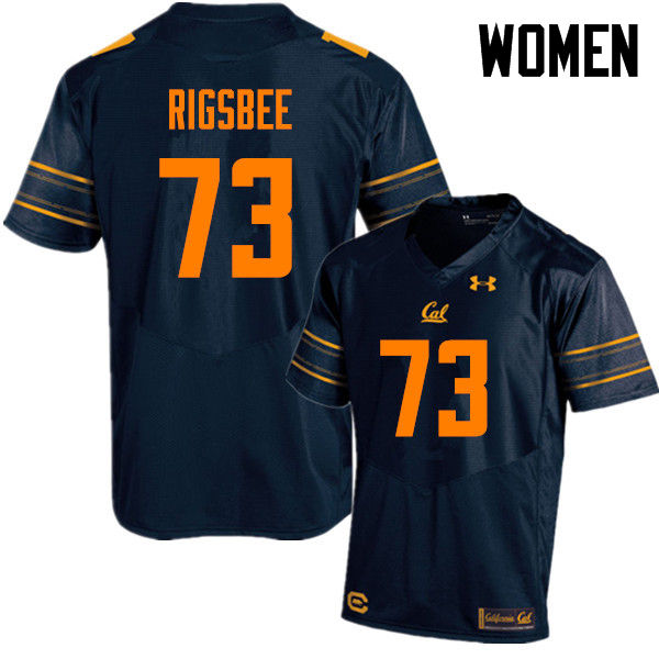 Women #73 Jordan Rigsbee Cal Bears (California Golden Bears College) Football Jerseys Sale-Navy
